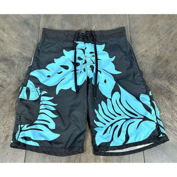 Hawaii Five 0 Surf Co Men's Size M Unisex Colorful Flower Swimming Trunks - Picture 11 of 11